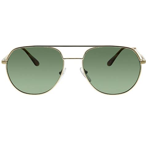 Prada PR 55US ZVN198 Unisex Aviator Polarized Sunglasses 